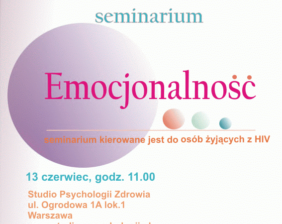 RAZEM PLUS seminaria dla osób żyjących z HIV/AIDS w Warszawie.
